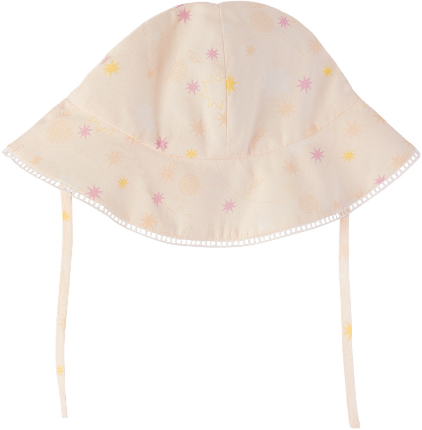 Chloé Baby Pink Romper & Hat Set