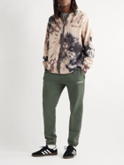 adidas Originals - Tapered Logo-Print Cotton-Jersey Sweatpants - Green