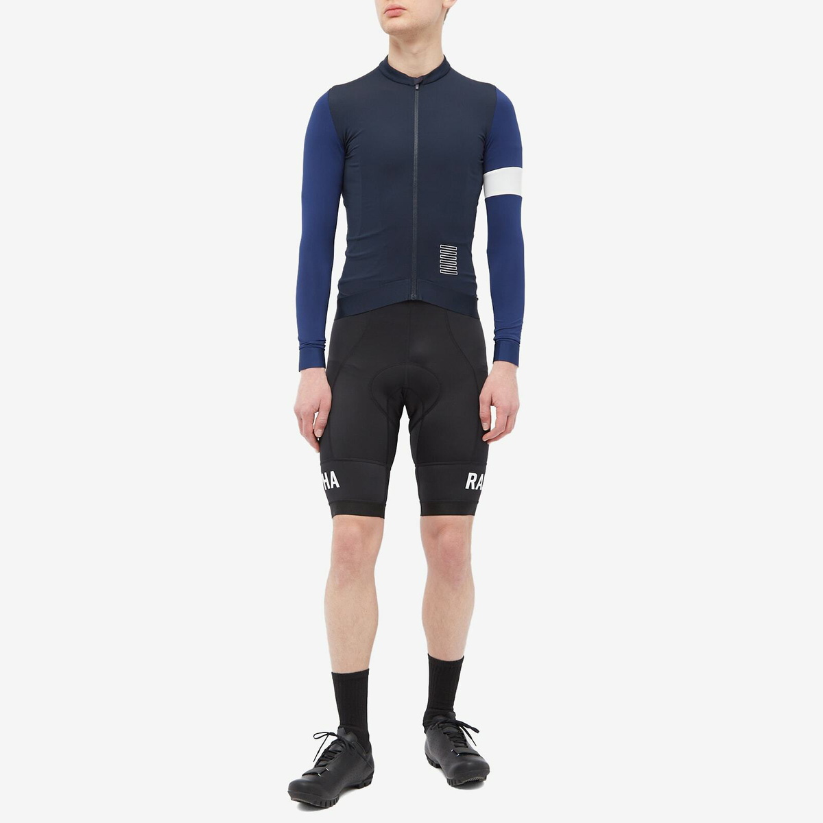 Rapha Men S Long Sleeve Pro Team Training Jersey In Dark Navy Navy Rapha