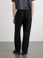 Rag & Bone - Evan Straight-Leg Wool and Linen-Blend Trousers - Black