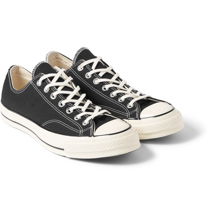 Photo: Converse - 1970s Chuck Taylor All Star Canvas Sneakers - Black