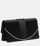 Manolo Blahnik Maycapjou satin clutch