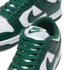 Nike Men's Dunk Low Retro in White/Team Green/Orange
