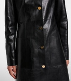 Gucci Interlocking G leather coat