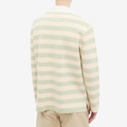 Sunnei Men's Knit Striped Rugby Shirt in Isola/Rosino