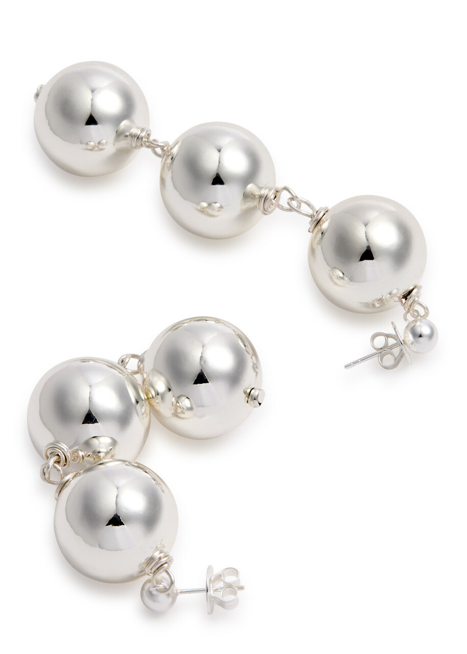 Pearl Octopuss.y Sterling Silver Sphere Drop Earrings - One Size