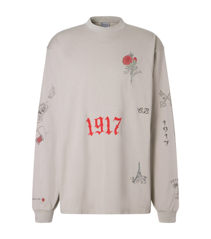 Photo: Balenciaga Printed cotton jersey T-shirt