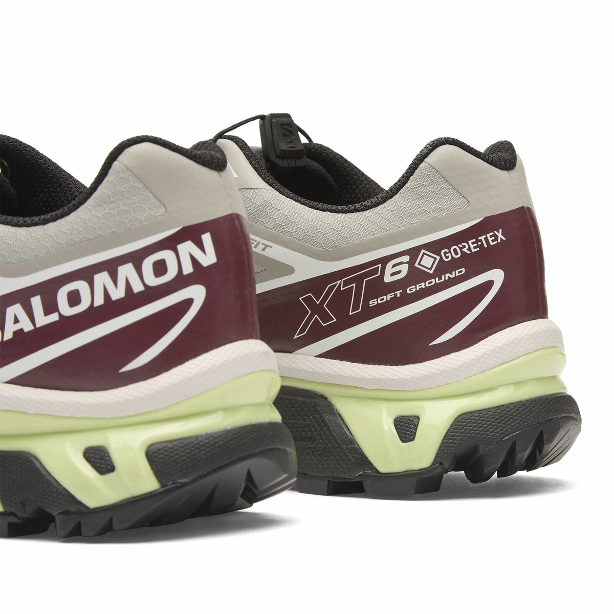 Salomon XT-6 GTX Sneaker in Paloma/Maroon Banner/Butterfly