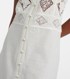 Isabel Marant Nelsane cotton and linen midi dress