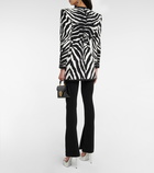 Dolce&Gabbana - Zebra-print brocade jacket