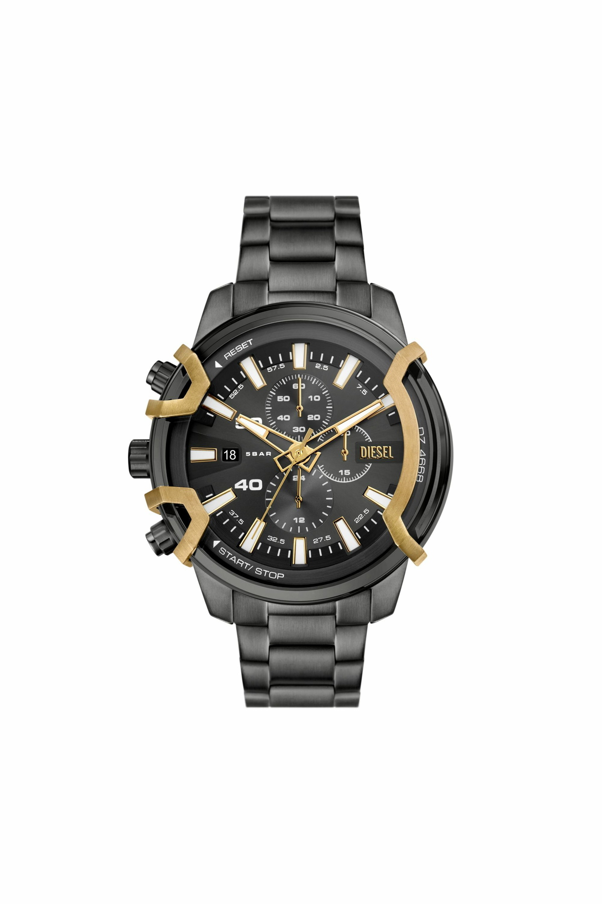 時計 DIESEL Griffed Two-Tone Stainless Steel Diesel Griffed Two-Tone Stainless Steel Watch - Timeframes Mens in