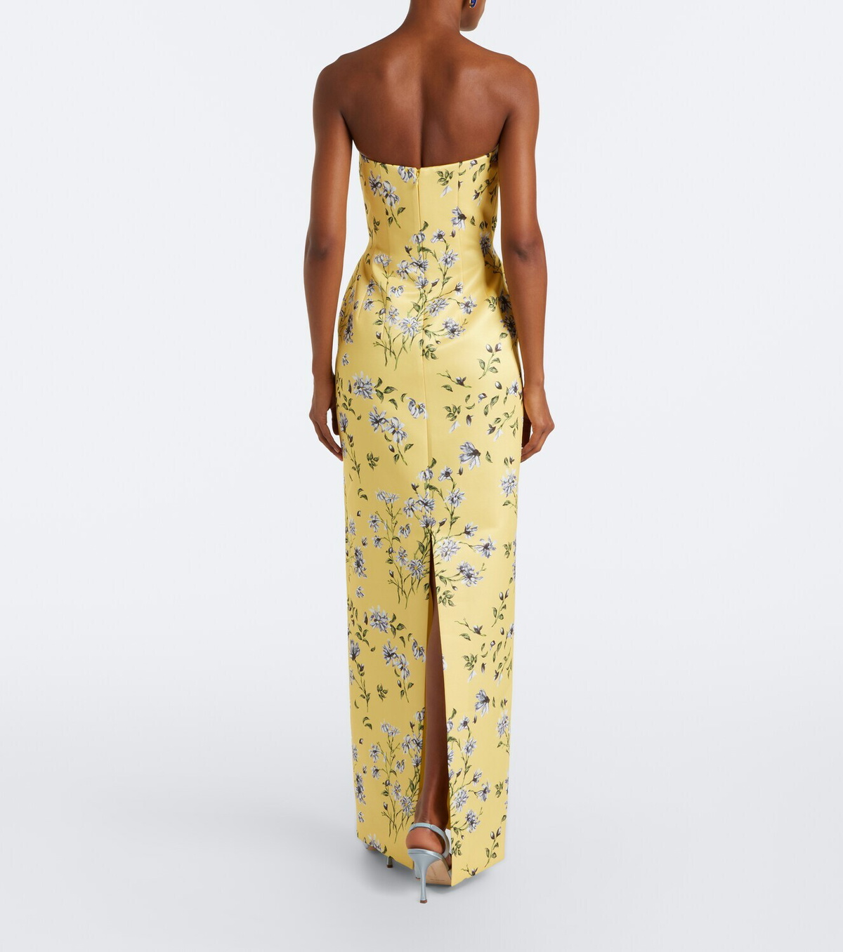 Emilia Wickstead Laelia floral bustier gown