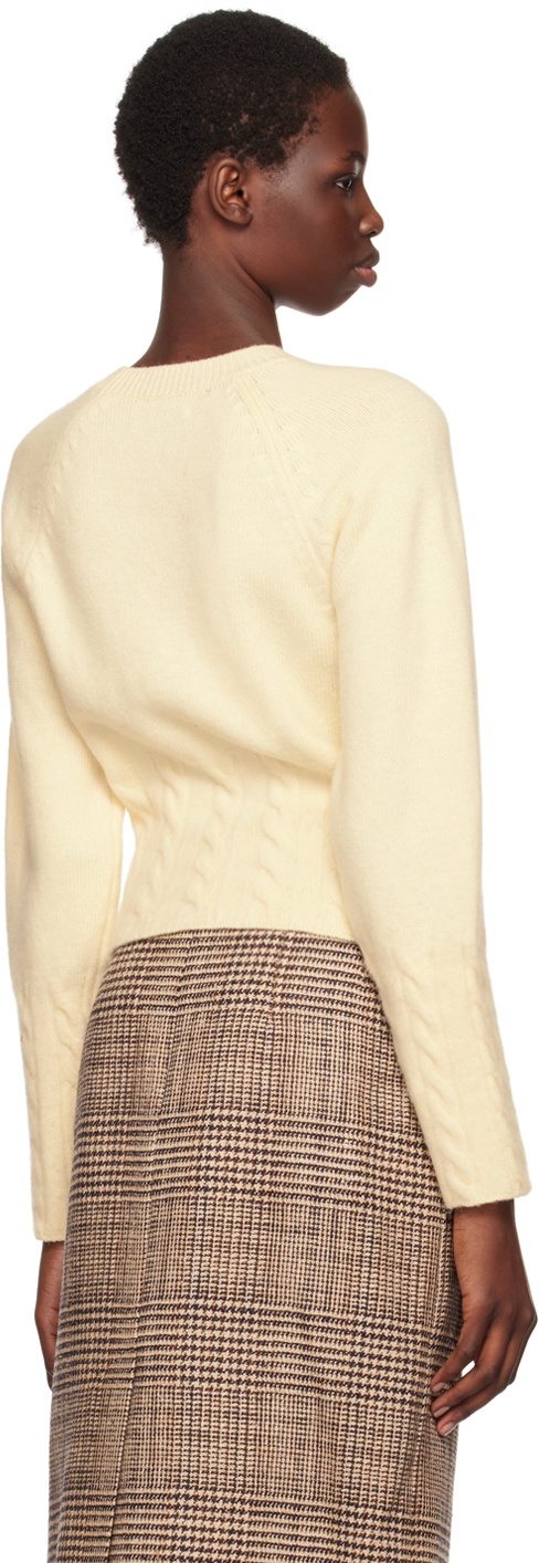 Recto Off-White Brushed Wool Sweater