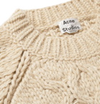 Acne Studios - Cable-Knit Sweater - Men - Beige