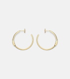 Messika Move Uno 18kt gold hoop earrings with diamonds