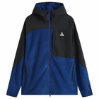 Nike ACG Wolf Tree Hooded Fleece Jacket in Black/Blue/White