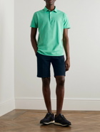 Loro Piana - Straight-Leg Cotton-Blend Bermuda Shorts - Blue