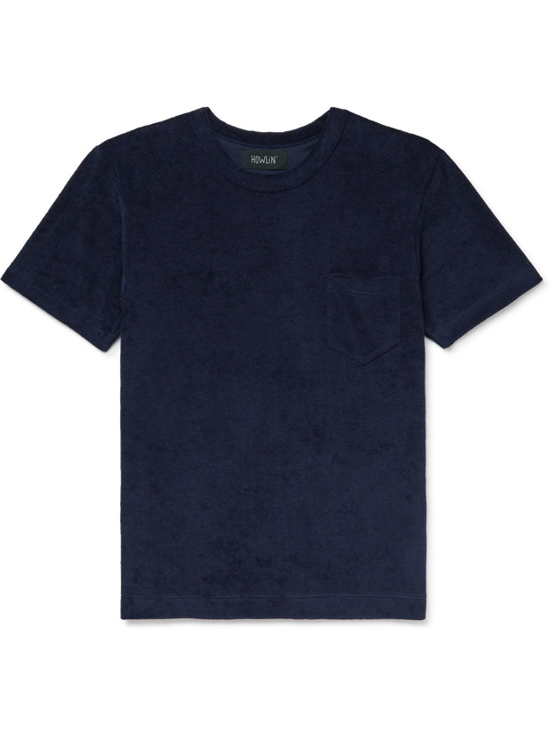 Photo: HOWLIN' - Fons Cotton-Blend Terry T-Shirt - Blue - S