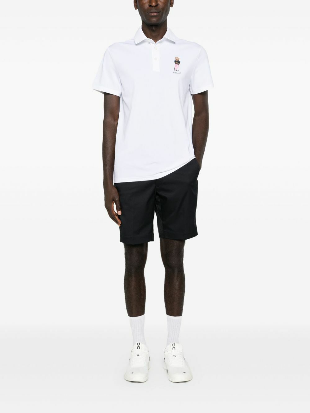 RLX Ralph Lauren Black Tailored Bermuda Shorts