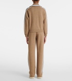 Fusalp Benada striped wool-blend jacket
