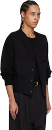 LEMAIRE Black Waistcoat Vest