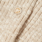 Birkenstock Cotton Slub Sock in Beige/White