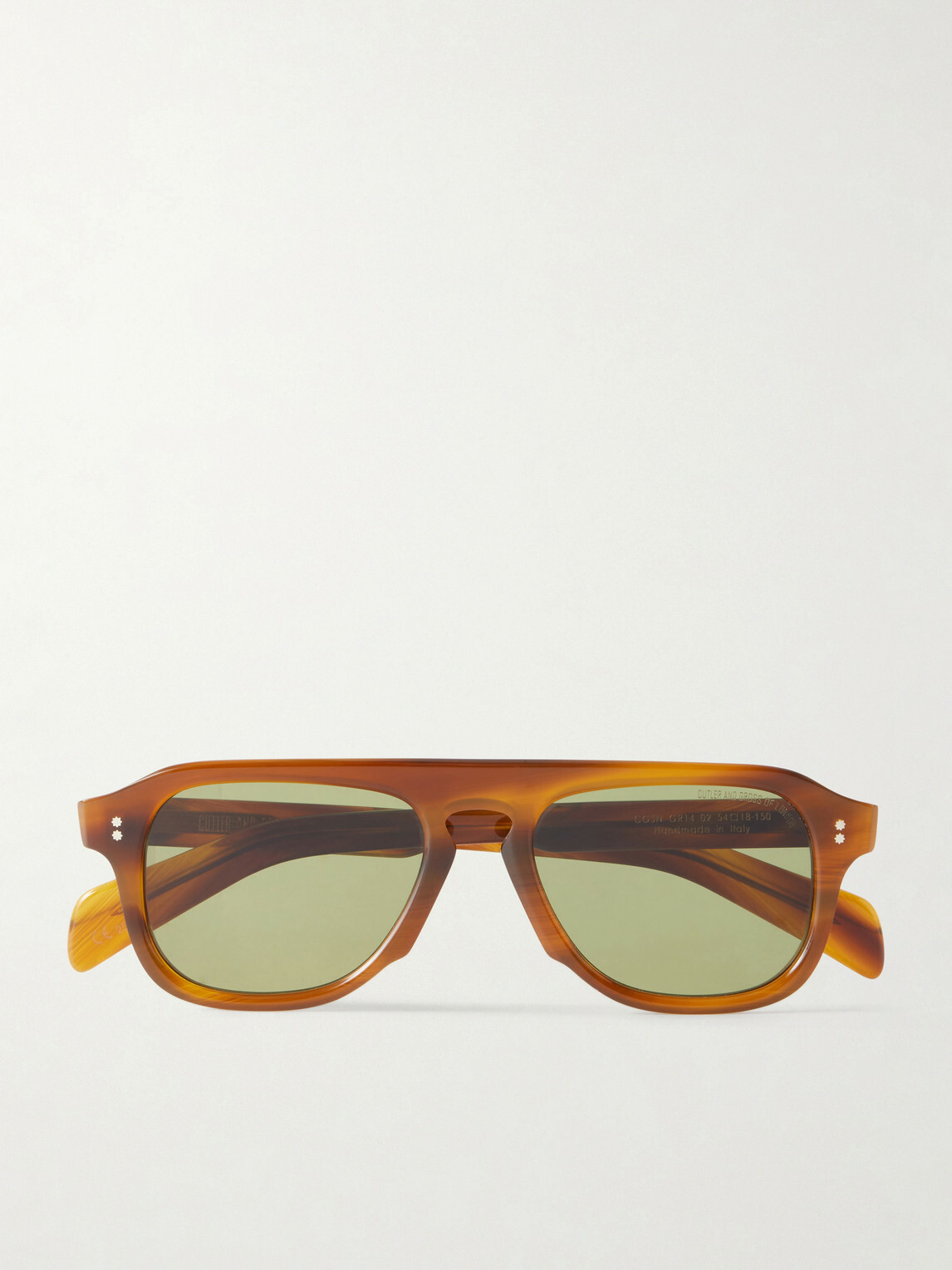 Cutler and Gross - GR14 Aviator-Style Acetate Sunglasses