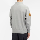 Human Made Men's Stand Collar Sweat in Grey