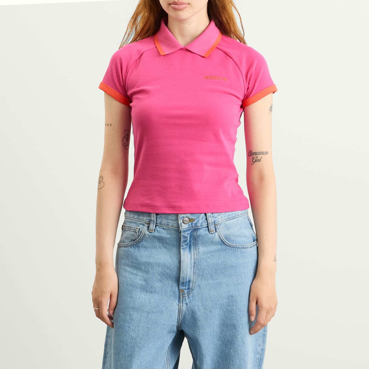 Adidas Women's Polo Shirt in Semi Lucid Fuchsia