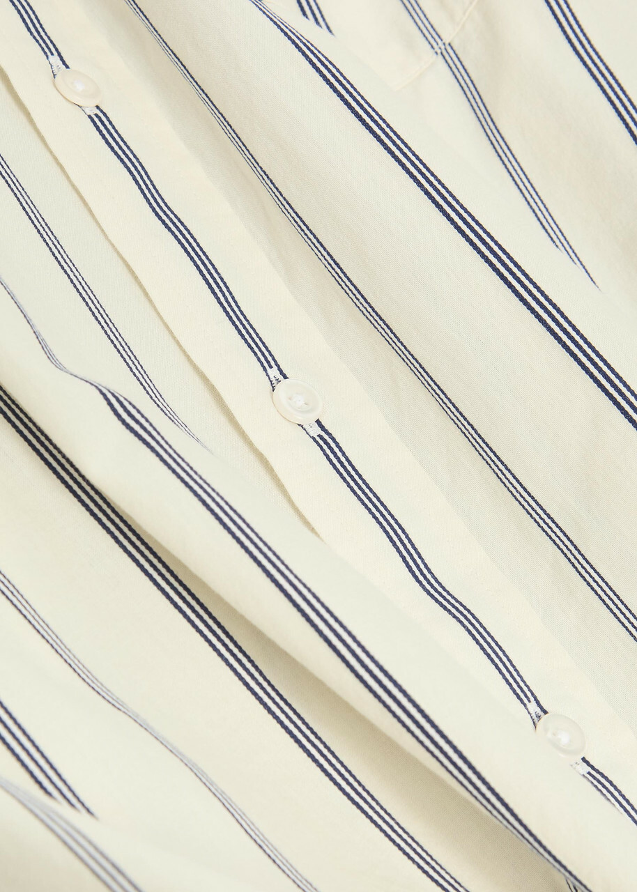 Gant Striped Cotton-poplin Shirt White