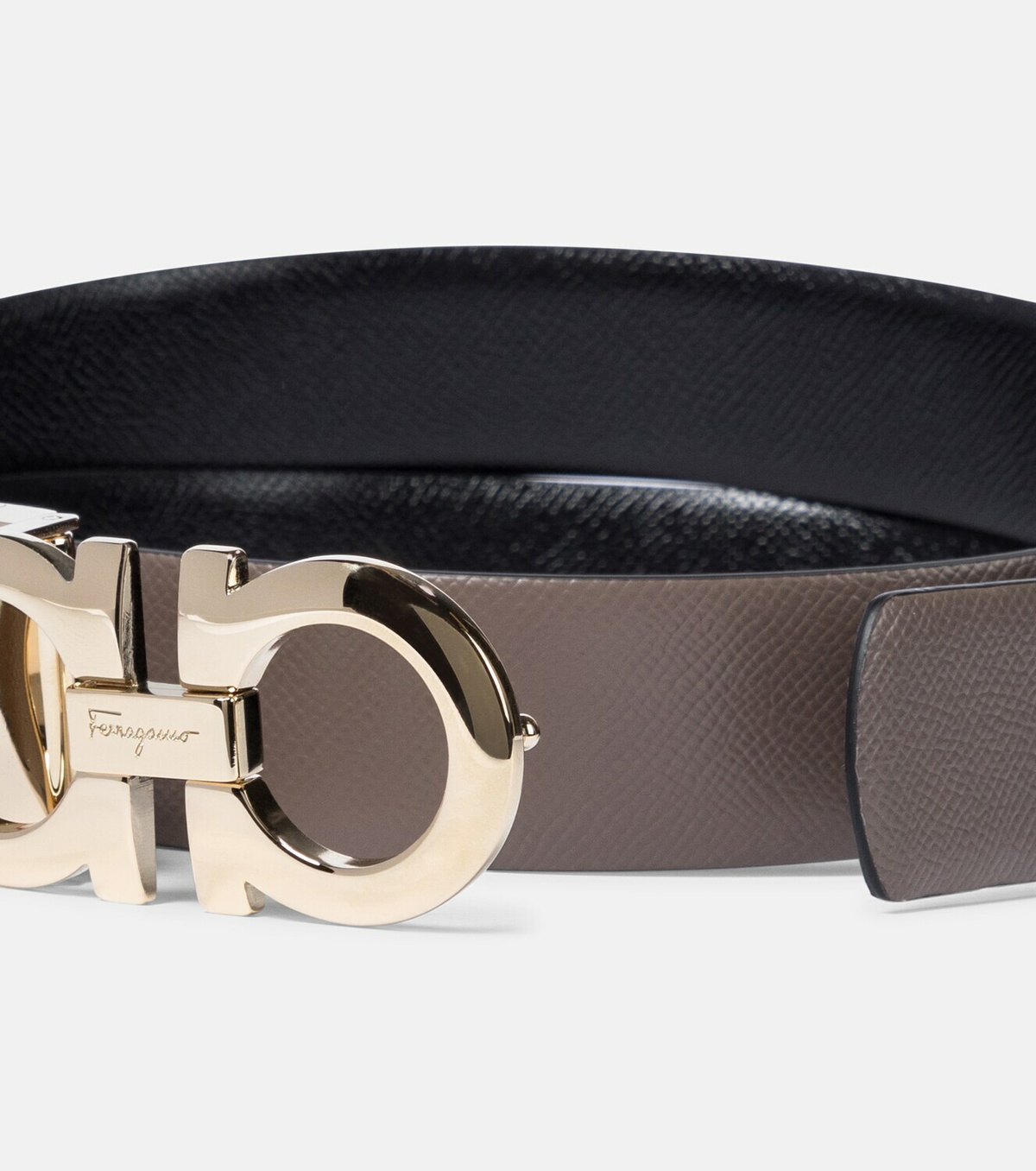 salvatore ferragamo belt gancini