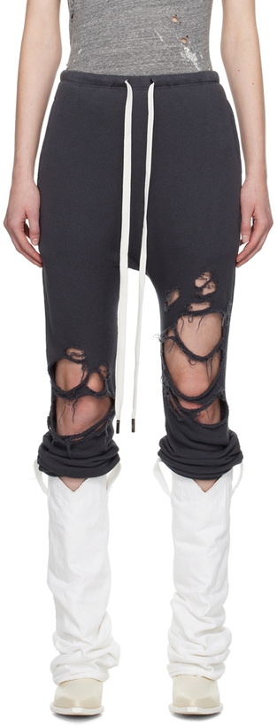 Photo: R13 SSENSE Exclusive Black Lounge Pants