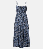 Ulla Johnson Aydin floral cotton-blend midi dress
