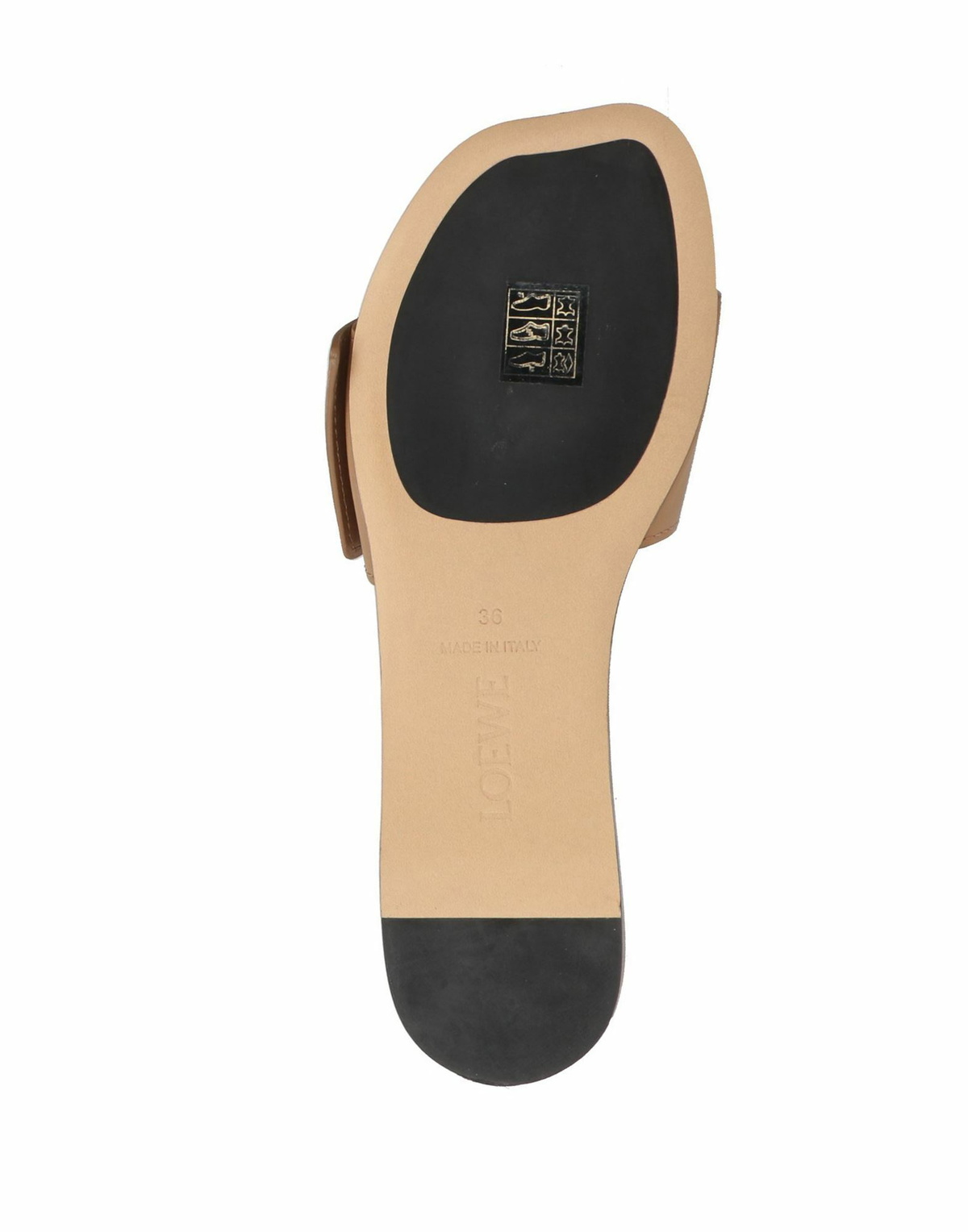 Loewe Womens Sandals Camel