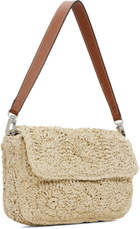 Staud Beige Timmy Crochet Bag