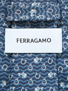 FERRAGAMO - 8cm Printed Silk-Twill Tie