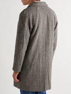 A.P.C. - Ivan Herringbone Wool-Tweed Coat - Gray