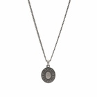 Serge DeNimes Men's Saloon Necklace in Silver 
