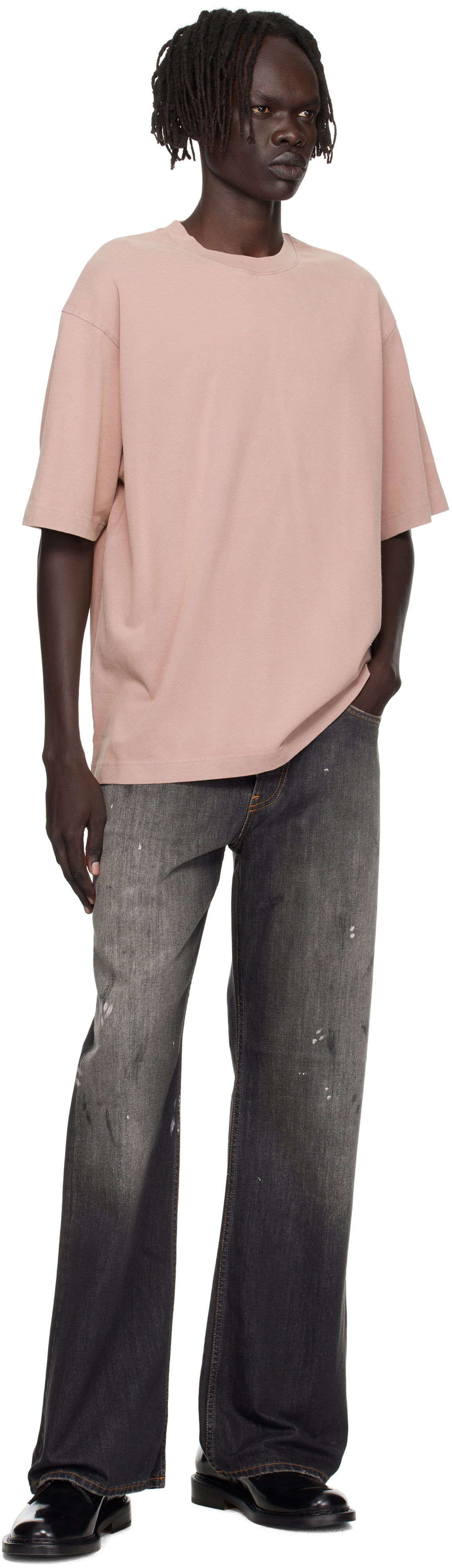 Acne Studios Pink Short Sleeve T-shirt