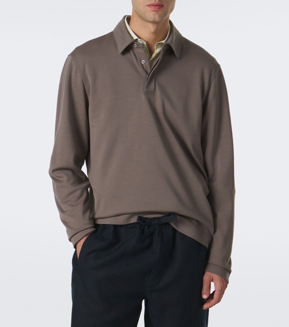 Orlebar Brown Ben wool jersey polo shirt