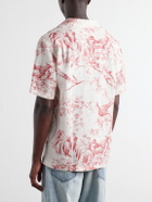 Orlebar Brown - Maitan Camp-Collar Printed Linen Shirt - Red