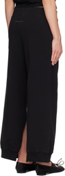 MM6 Maison Margiela Black Cotton Lounge Pants
