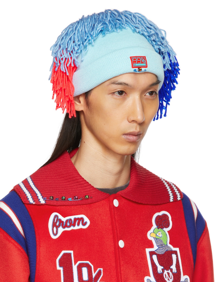 99% IS Blue Mohican Beanie 99% IS