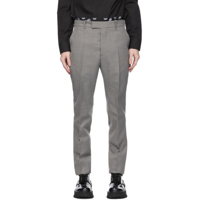 Photo: Maison Margiela Grey Wool Twill Trousers