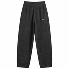MKI Men's Mohair Blend Knit Wide Leg Joggers in Charcoal