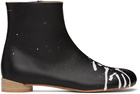 MM6 Maison Margiela Black Anatomic Boots