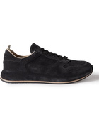 Officine Creative - Race Lux 002 Suede Sneakers - Black