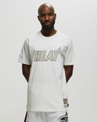 Mitchell & Ness Nba Cream Ss Tee Heat White - Mens - Shortsleeves