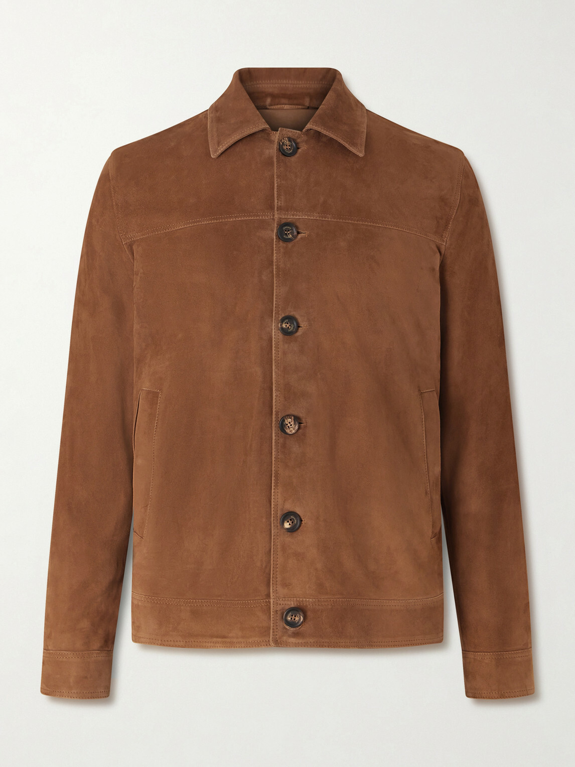Eleventy - Suede Jacket - Brown