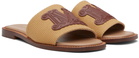 Max Mara Tan Gene Sandals